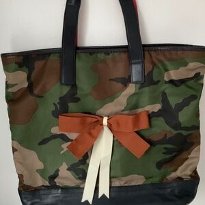 Large Coach Camouflage Tote in Excellent Condition